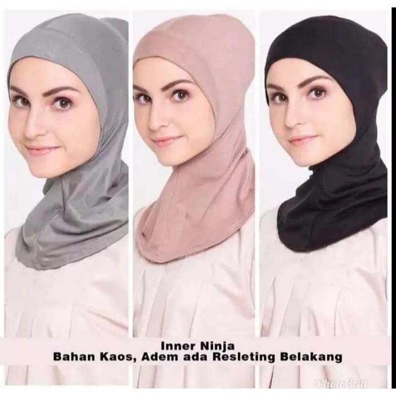 CIPUT NINJA ANTEM RESLETING BELAKANG ( ZIpper) /CIPUT NINJA ANTEM/DALEMAN HIJAB