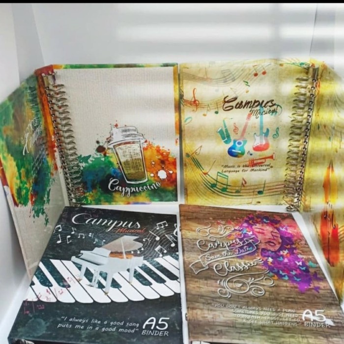 

Gaya Binder Hard Cover A5 Motif Berkualitas