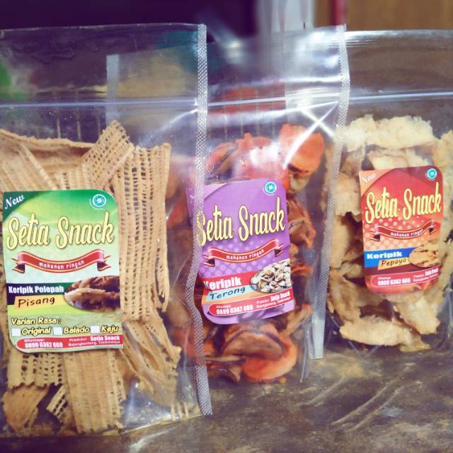 

Keripik pelepah pisang