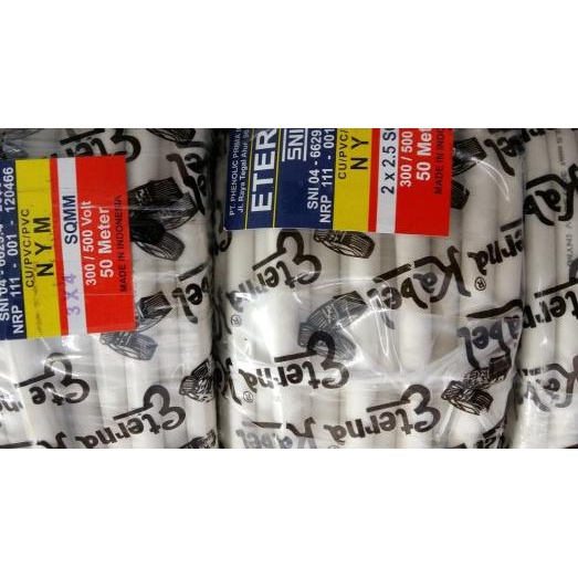 Kabel NYM 3x4 (meteran) ETERNA