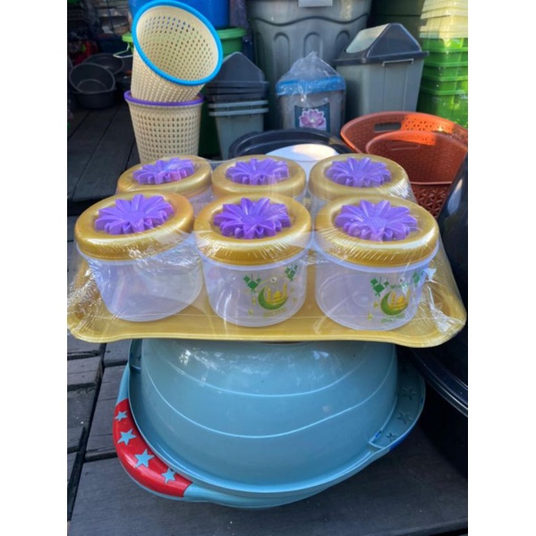 toples set lebaran lengkap dgn nampan bahan tebal