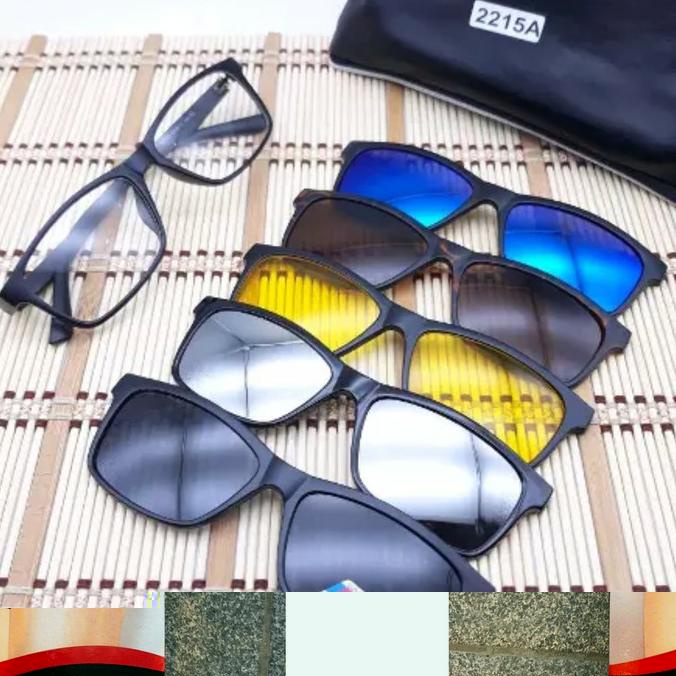 Frame Kacamata Clip On Trendy, Kaca Mata Minus, Kacamata Anti Radiasi Terbaru