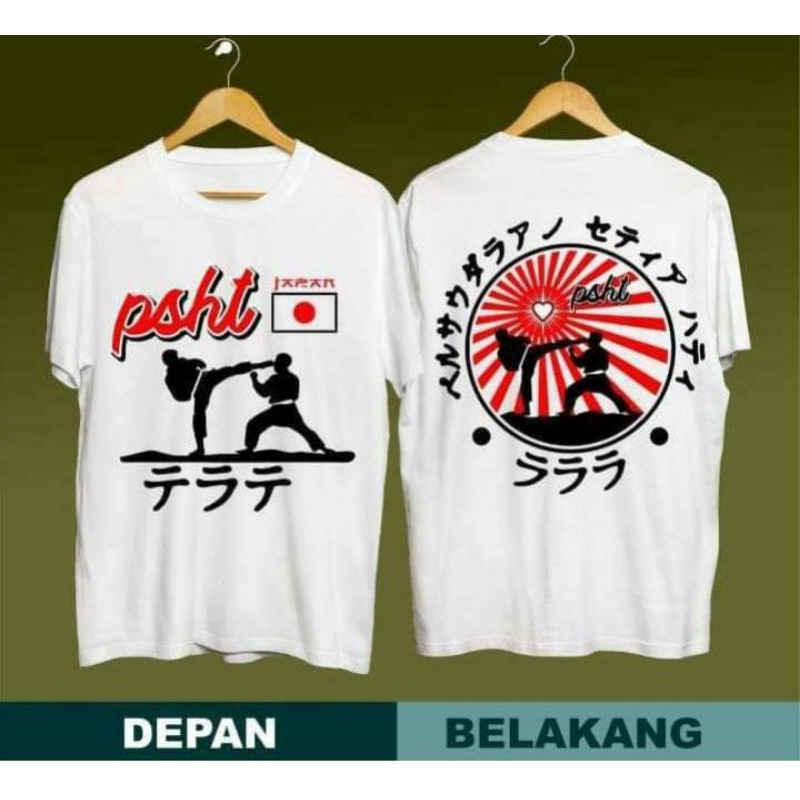 KAOS TERATE JAPAN, BAHAN COTTON COMBED 30S