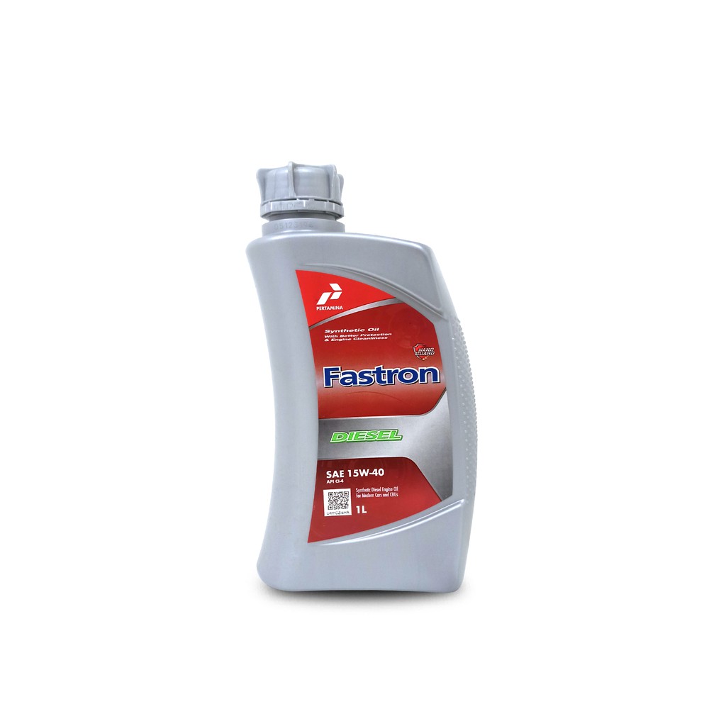 Oli pertamina Fastron diesel 15w - 40 galon 1 liter