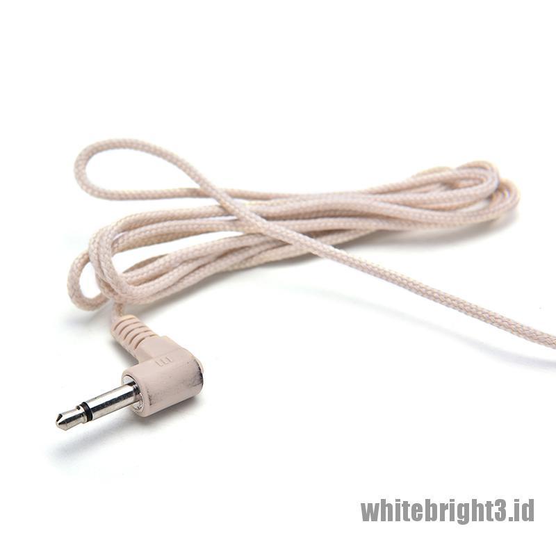 &lt; White3 &gt; Headset Earphone Kait Telinga Ganda Untuk Shure Wireless 4pin Mini