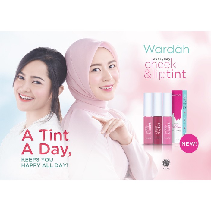 ORIGINAL WARDAH Cheek and Lip Tint Liptint Blush TERBARU