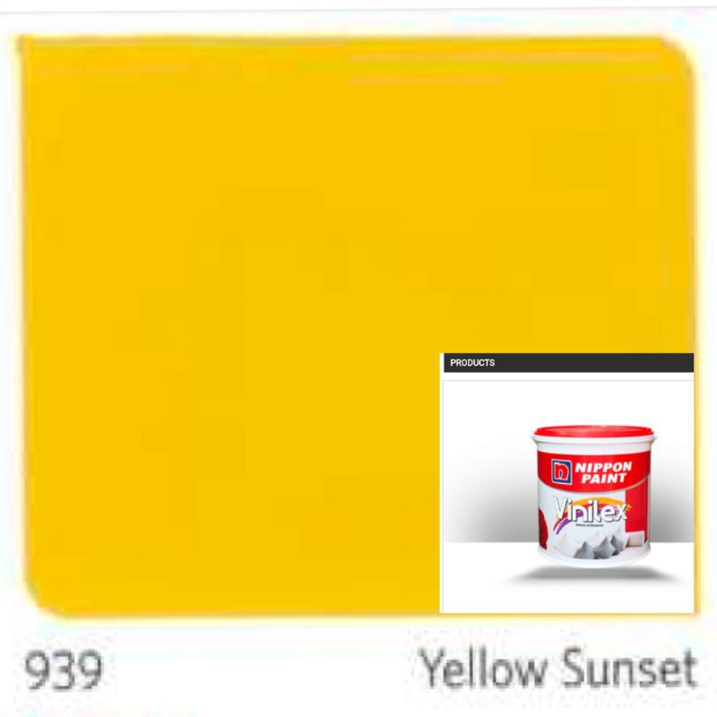 Cat Nippon Vinilex 5000 "Yellow sunset" 5kg (Tingting Colour)