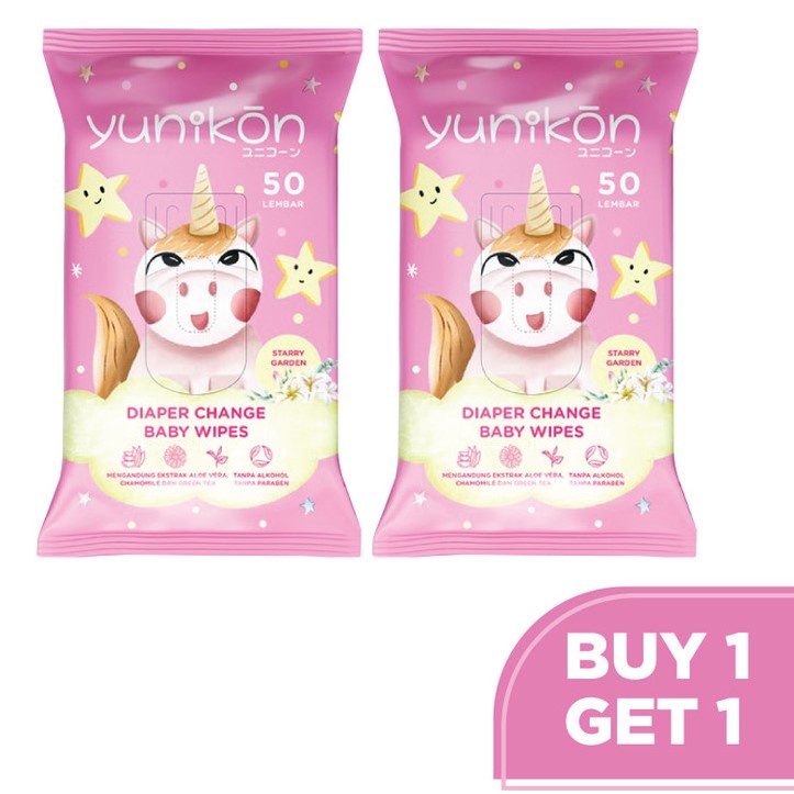 NEPPI Baby Wipes YUNIKON parfum non perfumed antiseptic PURE BB Anti Bacterial Tisu Basah BUY 1 GET 1 Free