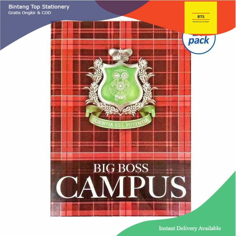 

[BTS] Buku Tulis Big Boss Campus 36 lembar 10 buku BESAR