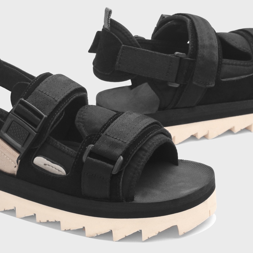 Ignite Black | Sandal Gunung Hitam Original Sendal Santai Kasual Pria Laki Footwear | FORIND Navara