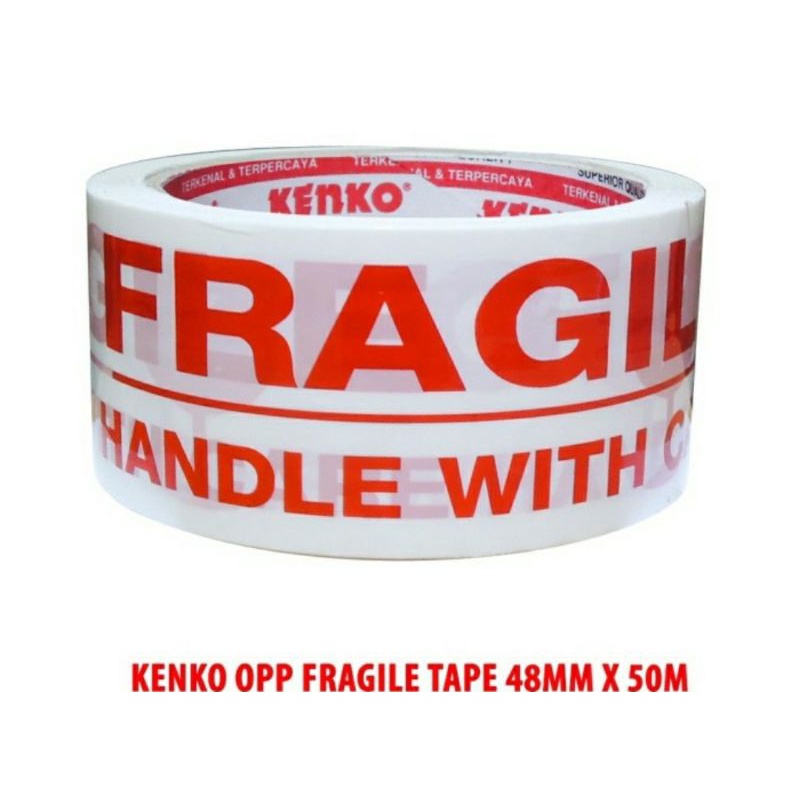 

LAKBAN OPP FRAGILE PUTIH 48MM X 90 YARD