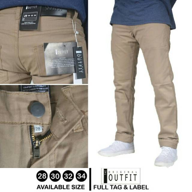 CELANA CHINO PRIA PANJANG THE Original Outfit Murah Terbaru