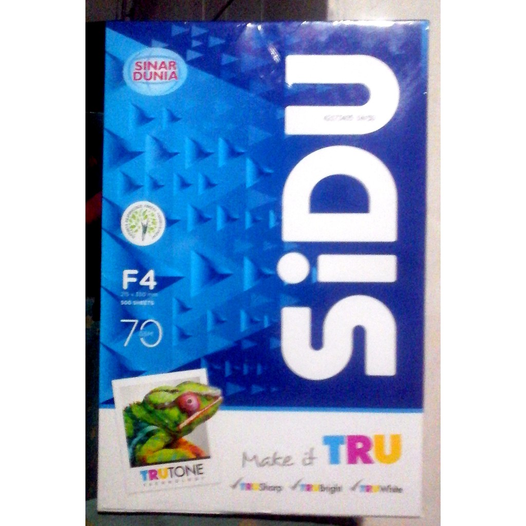 

Kertas SIDU F4 70 gsm
