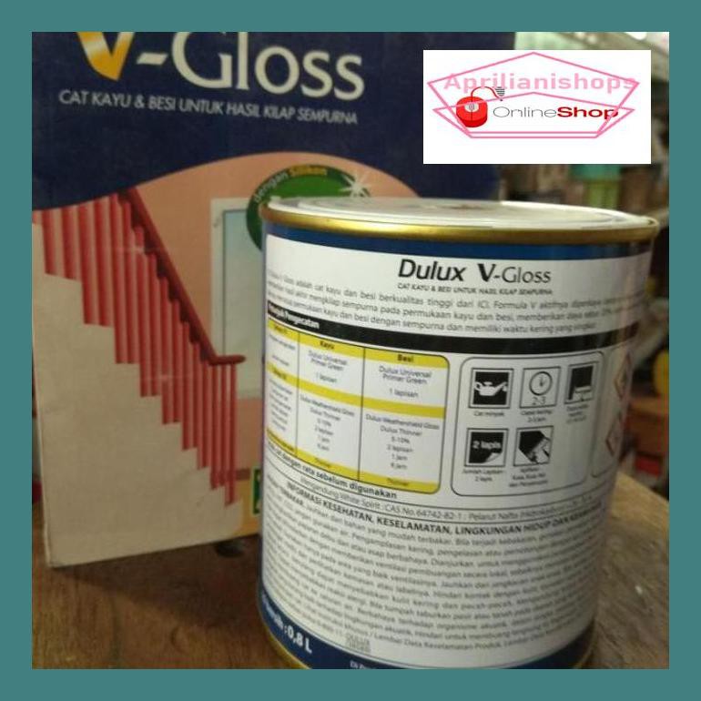 Ald3M3S Cat Minyak Dulux V-Gloss / Cat Minyak Kayu Dan Besi Hitam/Putih Doff Dfirynn7