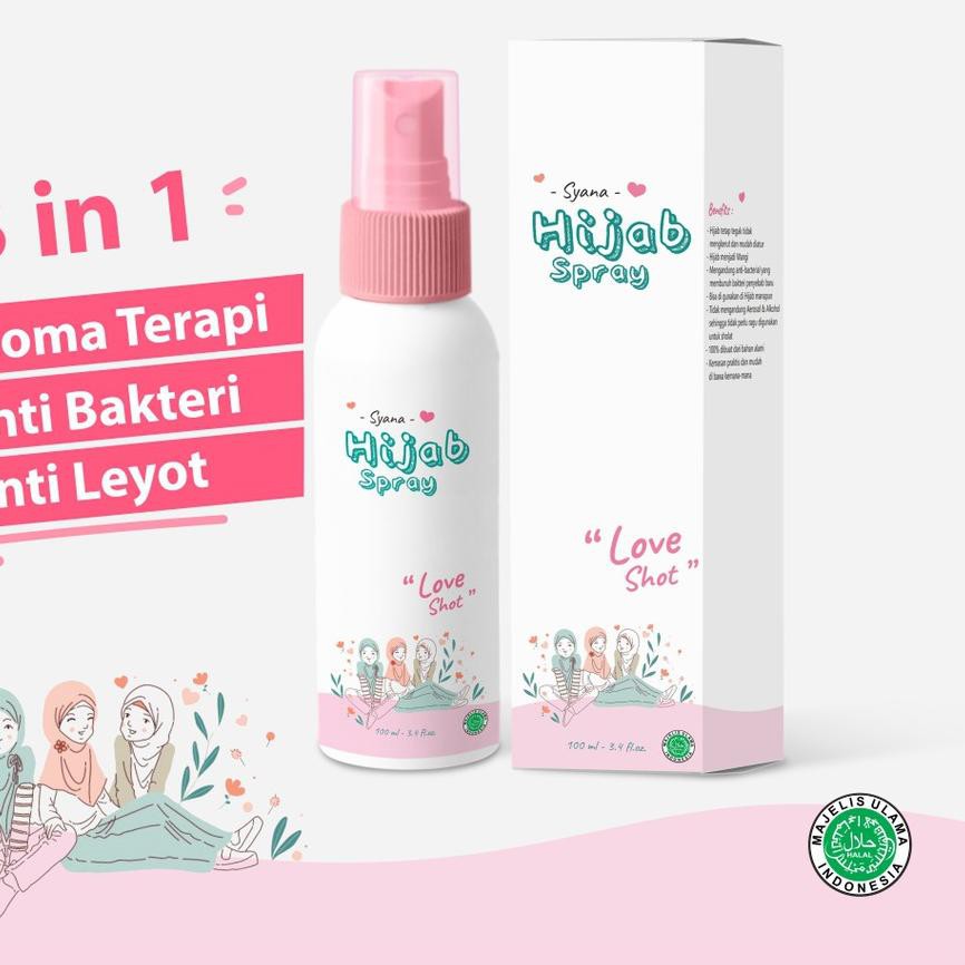 Penawaran Terbaik%  SYANA HIJAB SPRAY JILBAB KERUDUNG HIJAB INSTAN SPRAY PEWANGI PARFUM HIJAB JILBAB