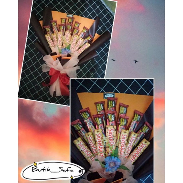

Buket Snack Coklat / snack bouquet