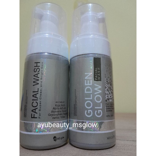 MS GLOW FACIAL WASH/FACIAL GOLDEN GLOW