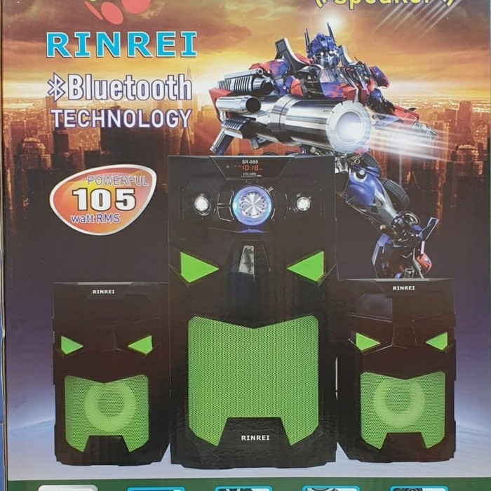 SPEAKER BLUETOOTH RINREI SR 888 SPEAKER AKTIF BLUETOOTH SPEAKER A217
