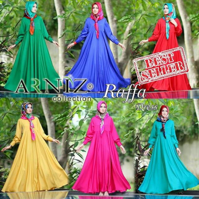 Gamis umbrella balotelly raffa dress by arniz collection original