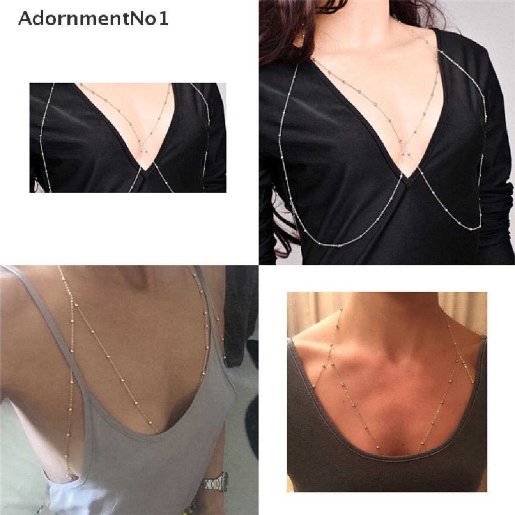 (AdornmentNo1) Kalung Rantai Badan / Perut / Dada Untuk Wanita