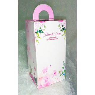 

Box souvenir 7x7x14 Pink Flower