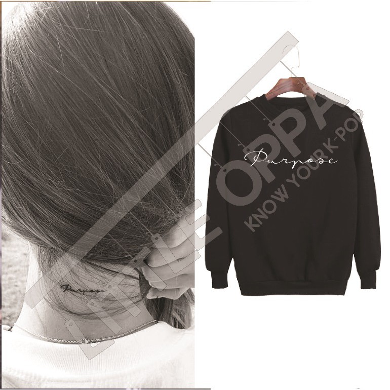 SWEATER JACKET KPOP SNSD TAEYEON PURPOSE TATTOO