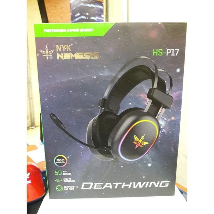 NYK HS-P17 Deathwing - Gaming Headset RGB