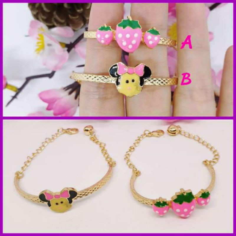 Gelang anak Goten xuping bell hello Kitty [GA-35]