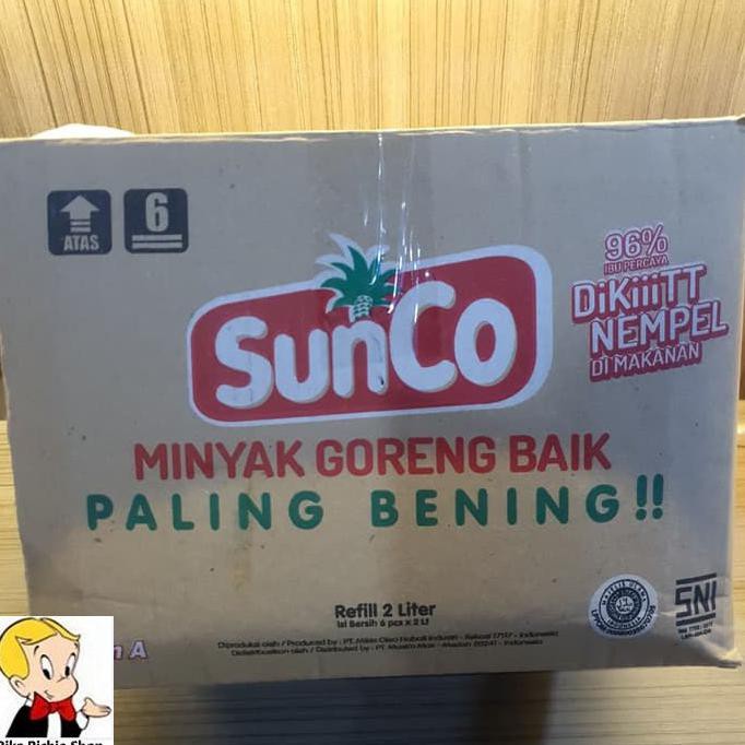 

*Promo* Sunco Minyak Goreng Sawit 2 Liter X 6 Pcs (1Dus) Diforifikasi Vit A