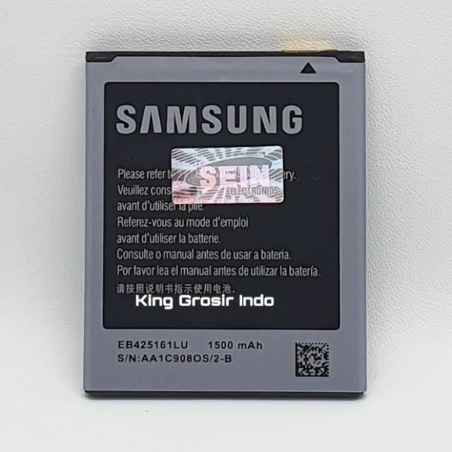 Baterai Samsung J1 Mini/ Ace 2/ I8160/ I8190 Original OEM EB425161LU Battery