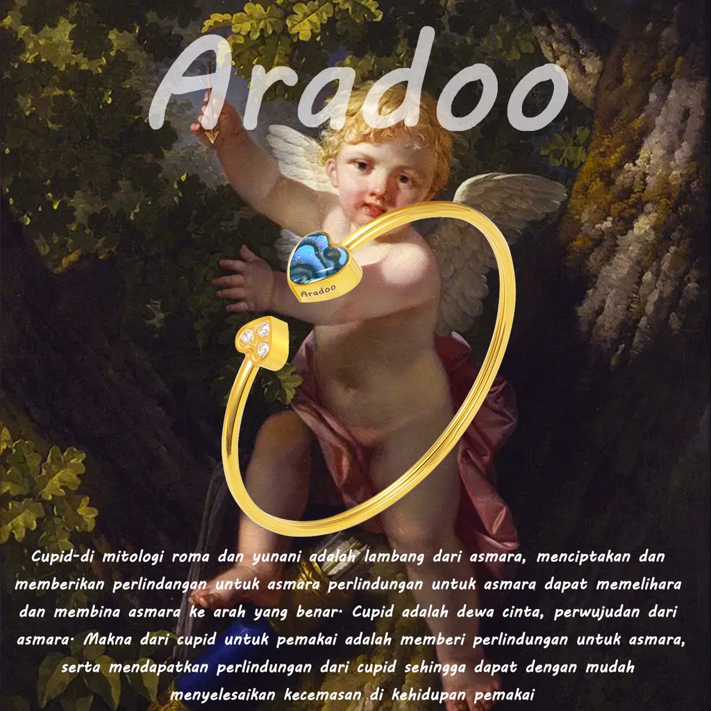 ARADOO Gelang Energi Germanium Kulit Kerang Abalon Laut Dalam Gelang Kesehatan Germanium Logam