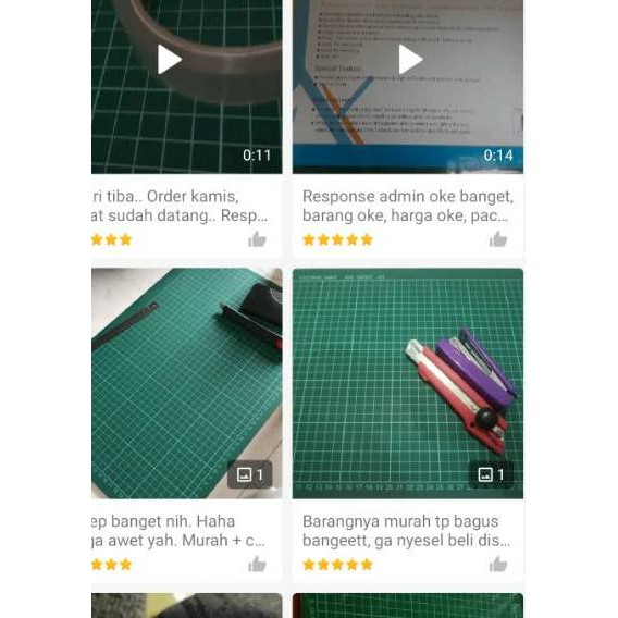 Terbaik Cutting Mat Size A3 Double Sided Self Healing A3 Merek Taiwan Kw Trio Original Shopee Indonesia
