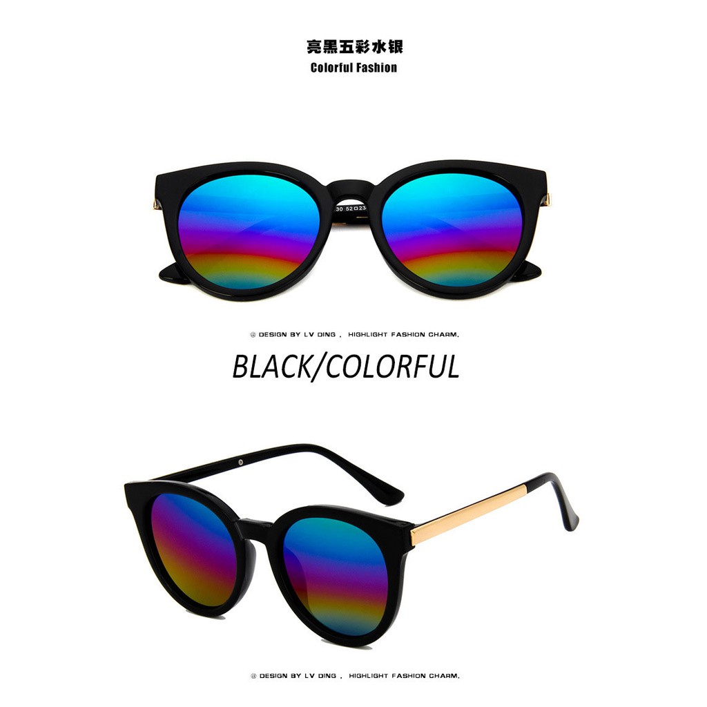 2018 Kacamata Bingkai Kacamata Fashion Baru Korea Wanita / Pria Dengan 10 WARNA free gift-BLACK/COLOR