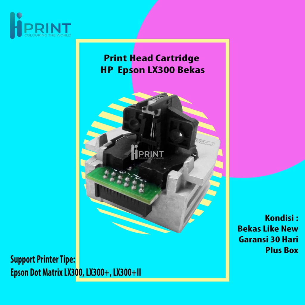 Print Head Printer Epson LX300 LX300+ LX300+II LX310 Bekas Like New Bekas