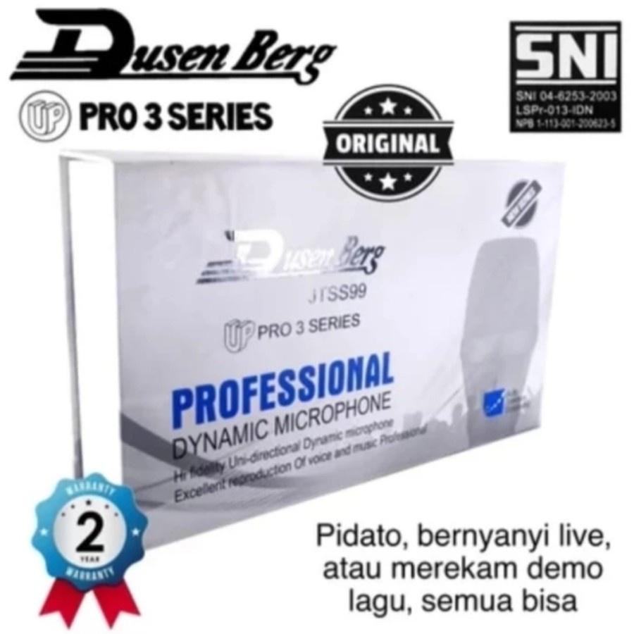 Microphone Mic Kabel Dusenberg UP PRO 3 Series Vokal Dynamic Original