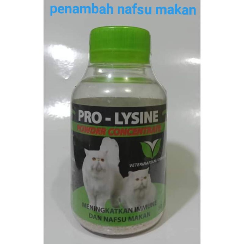 Penambah Nafsu Makan Untuk Kucing Prolysine Vitamin Hewan