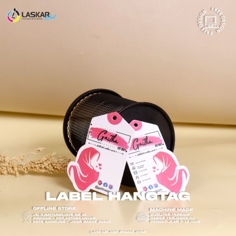 hangtag premium 700gsm / label hangtag / hangtag aksesoris