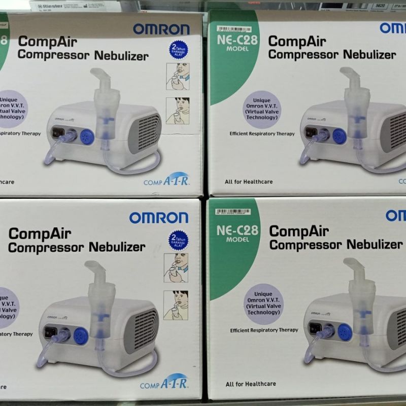 Nebulizer Omron NE C28 Original  Garansi  plus Buble Wrap