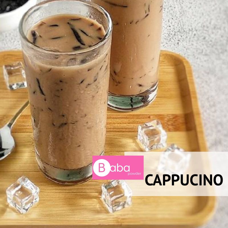 

Powder Minuman Bubuk Minuman Baba Powder Rasa Cappucino 1kg