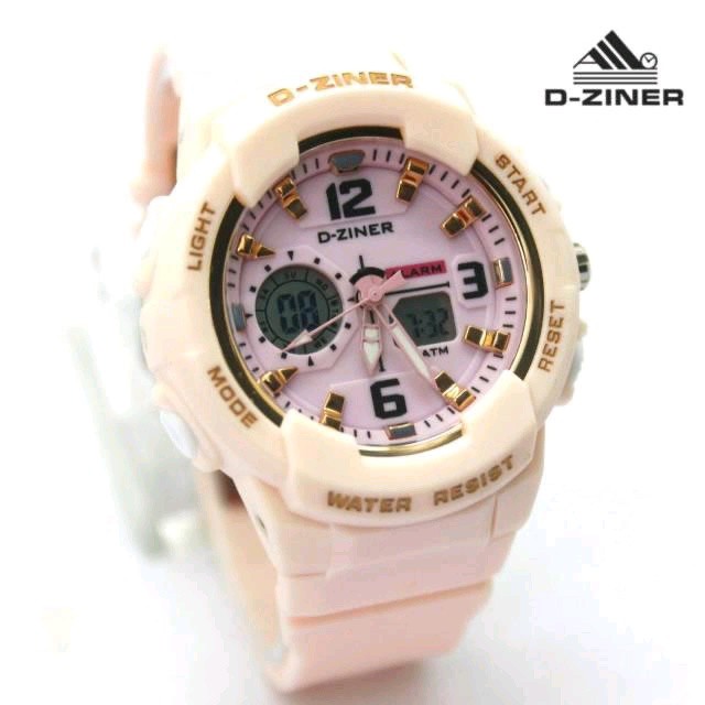 JAM TANGAN WANITA SPORT D-ZINER ANTI AIR ORI
