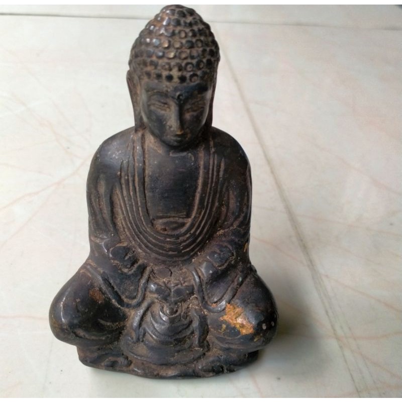 Patung Budha Hitam Perunggu