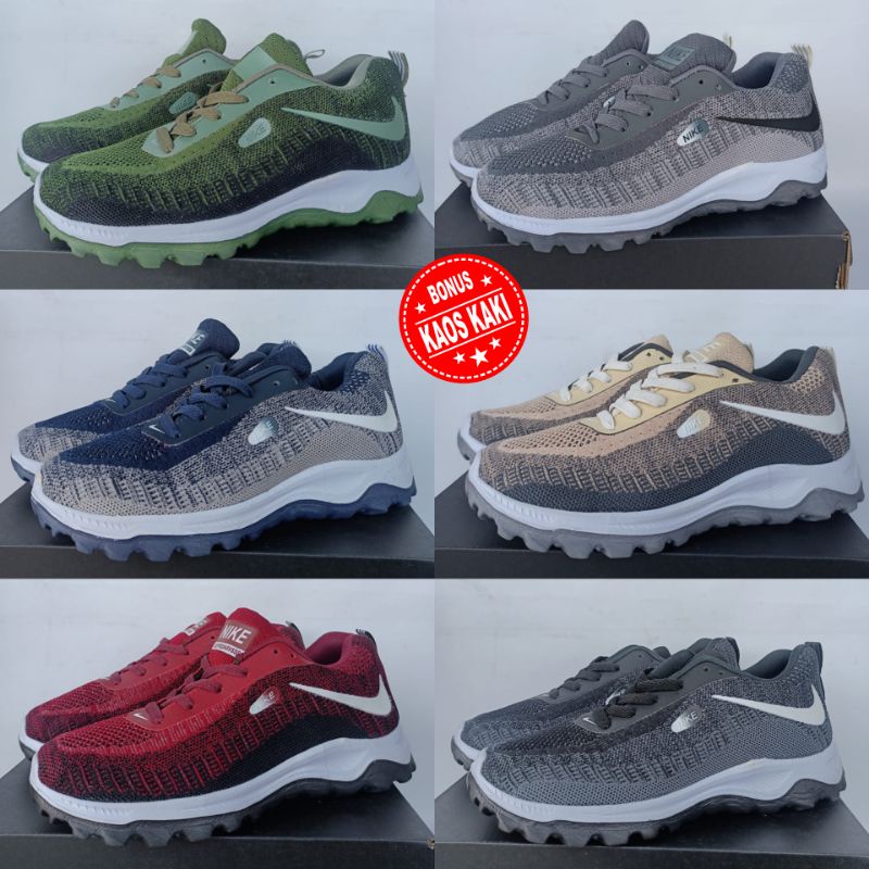 sepatu n*ke Treking Rajut pria/sepatu olahraga pria/sepatu impor pria/sepatu lari pria/sepatu pria
