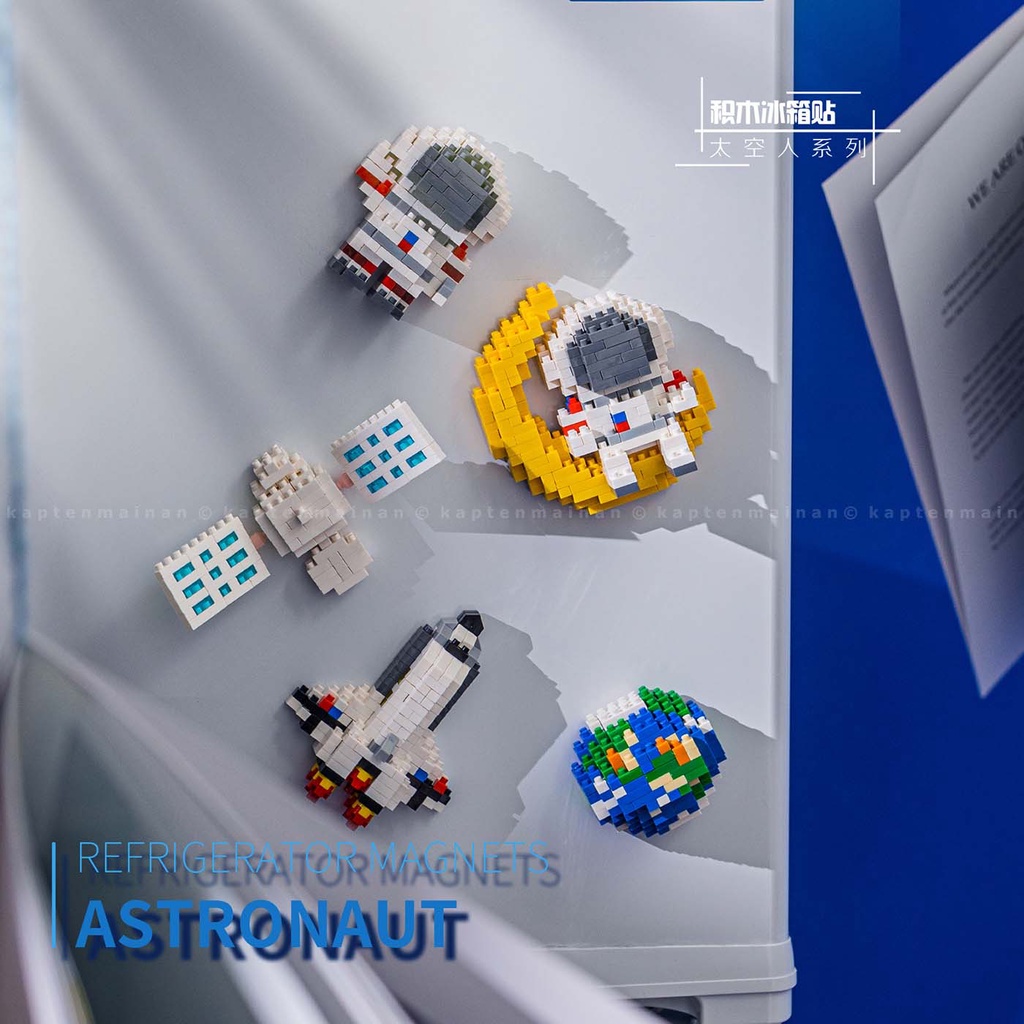 Jual Nano Block Space Astronaut Series Mainan Balok DIY 3D