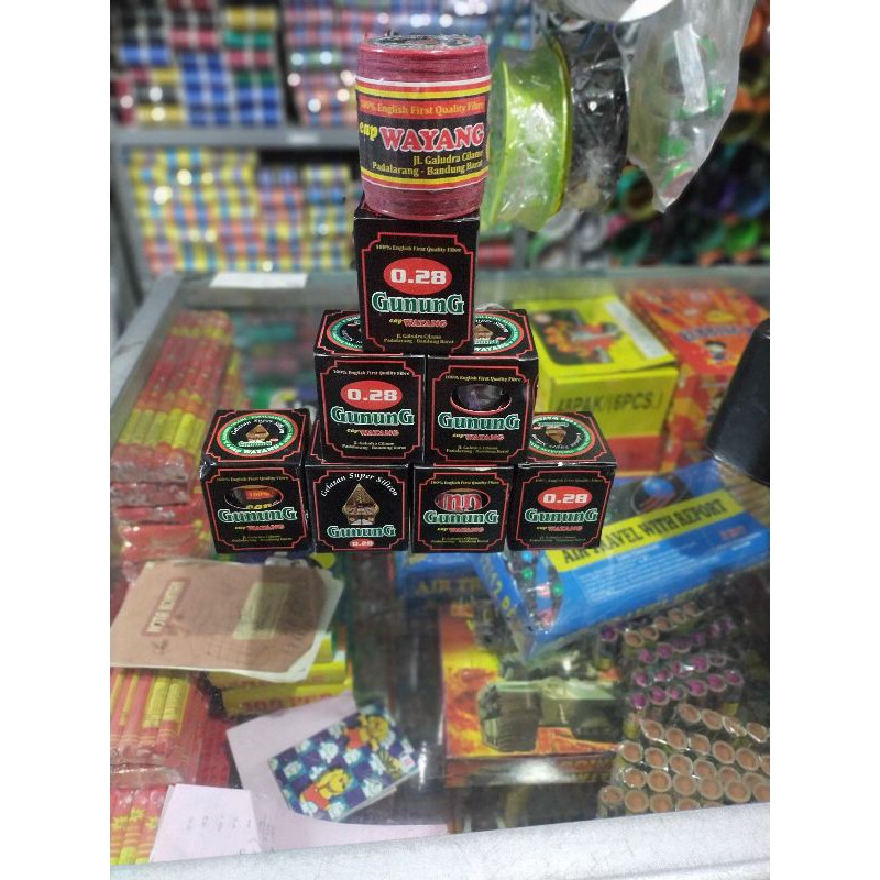 BENANG GELASAN CAP WAYANG GUNUNG