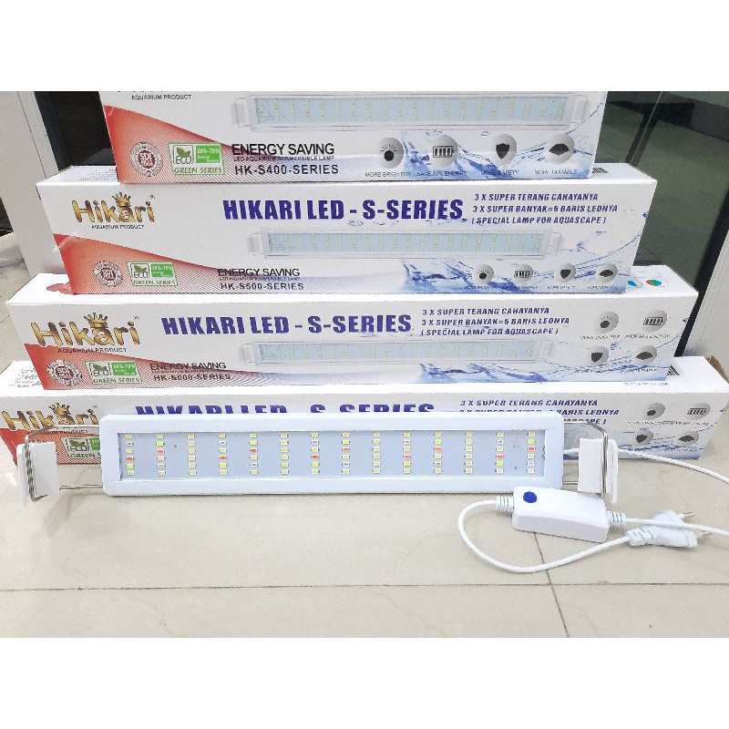 Lampu led aquarium aquascape HIKARI HK S400,500,600,700