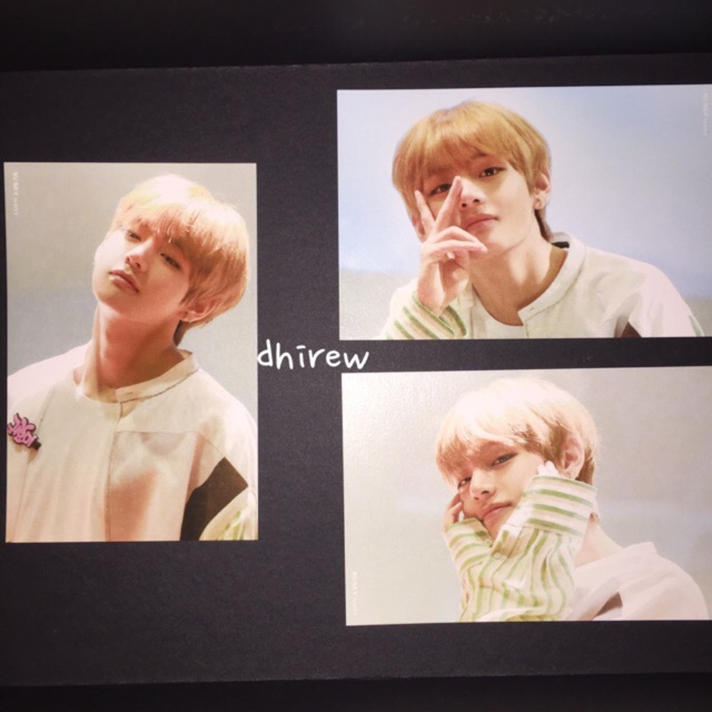 BTS TAEHYUNG FANSITE NUNA V POSTCARD SET