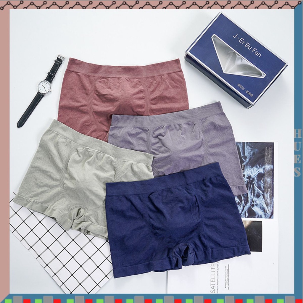 HUES.ID Celana Dalam Boxer Pria Underware Sempak Pria Polos Import 2069