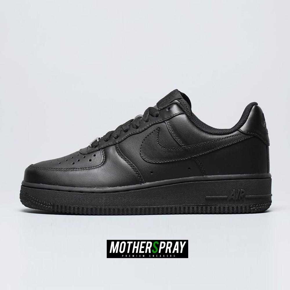 nike air force one full black