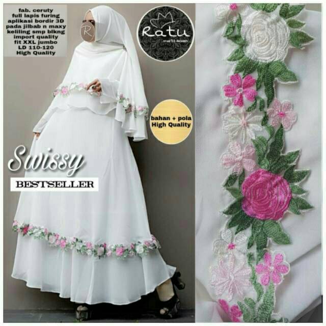 Set Swissy syari By Ratu
