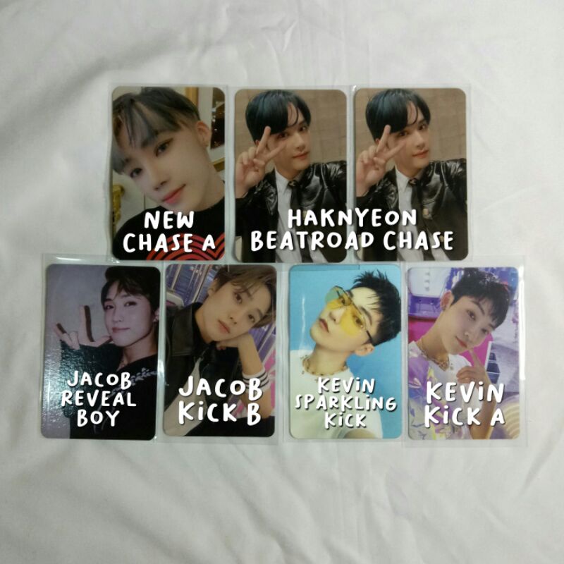 PC New Chanhee Chase A Haknyeon Beatroad Jacob Kevin Thrilling Thrill Ride Kick THE BOYZ photocard